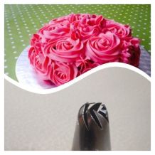 Rosen spritzen aus Frosting