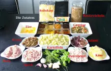 Resteessen aus der Muffinform