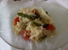 Risotto mit grünem Spargel - leichtes Frühlingsgericht