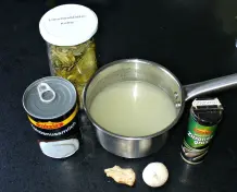 Resteverwertung: leichte Spargelsuppe mit Kokos