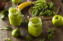 Gesunde grüne Smoothies