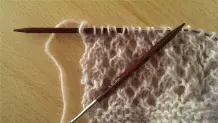 Eckige Stricknadeln