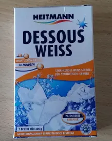 Dessous Weiß entfernt Grauschleier