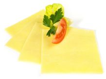 Trocken gewordene Käsescheiben