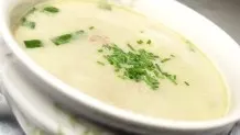 Kartoffel-Käse-Suppe mit Hackfleisch