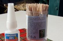 Durchdrehende Holzschrauben noch fester befestigen