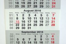 Teure Kalender sparen