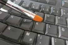 PC-Tastatur ohne Auseinanderbauen reinigen