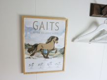 Bilder an zwei Wänden auf gleicher Höhe aufhängen