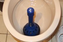 Toilette verstopft