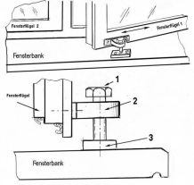 Fensterstopper, insbesondere für das Erdgeschoss