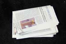 Immer eine Zeitung im Auto