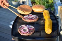 Grillen auf dem Balkon