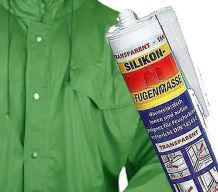 Gewebe von Regenkleidung oder vom Zelt imprägnieren