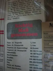 Mengen abmessen auch ohne Waage