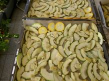 Zuccini-Chips aus dem Backofen