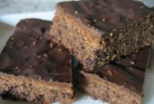 Schoko-Mandel-Schnitten (Brownie-Kuchen)