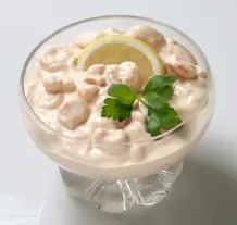 Flusskrebs- oder Krabbencocktail