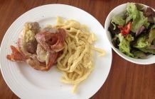 Schweinefilet im Speckmantel (Parmaschinken)