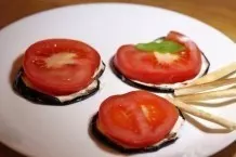 Tomaten-Auberginen Snack