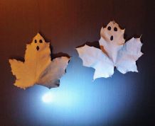 Halloween Blättergeister