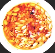 Bohnensuppe auf Italienische Art