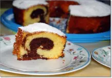 Herrlich saftiger Marmorkuchen mit Eierlikör und Nutella