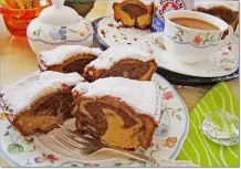 Herrlich saftiger Marmorkuchen mit Eierlikör und Nutella