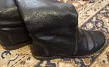 Glattleder-Stiefel zu eng? Mit heißem Wasser dehnen