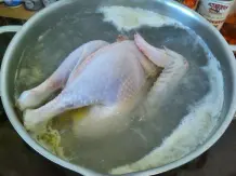 Nudelsuppe mit Hühnerfleisch - Wintersuppe