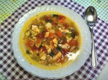 Nudelsuppe mit Hühnerfleisch - Wintersuppe