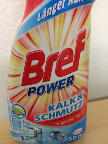 Frag Mutti testet: Bref Power gegen Kalk & Schmutz