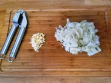 Spaghetti mit Tomatensoße & Schinken