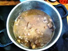 Saftgulasch mit Nudeln oder Kartoffeln