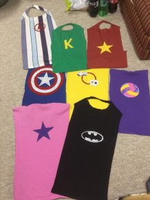 Superhelden-Capes zum Kindergeburtstag