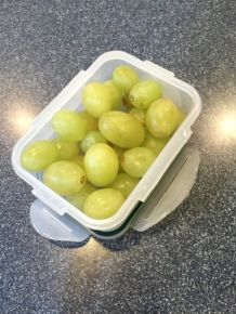 Gesunder Snack - Eistrauben
