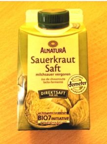 Sauerkrautsaft fördert das Abführen