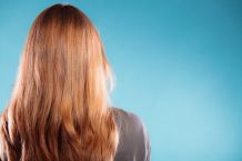 Schöne glänzende Haare