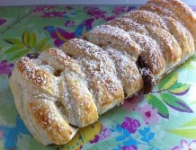 Blätterteigstrudel mit Schokolade