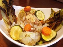 Gegrillte Salate & Gemüse mit Schafskäse - vegetarisch