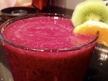 Blitzschneller Blaubeer-Bananen-Smoothie - vegan