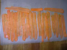 Möhrenchips: Bügeleisen in der Küche einsetzen