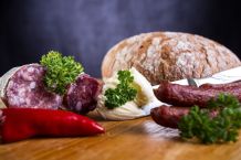 Salami Parmesanbrot