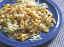 Spätzle mit gebratenem Salat
