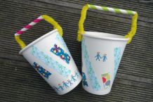 Osternest aus Kaffeebecher basteln ~ DIY