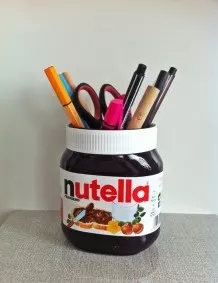 Origineller Stifthalter für alle Nutella Fans