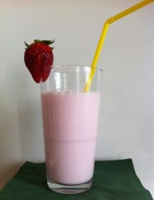 Erdbeermilch selber machen