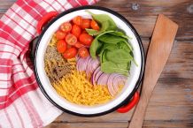Schnelle unkomplizierte One-Pot-Pasta