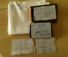 Vlieseline: Zum Vergleich an Stoffresten ausprobieren