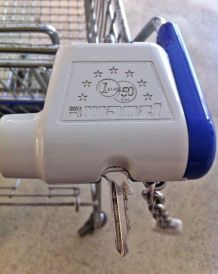 Schlüssel als Einkaufswagenchip verwenden
